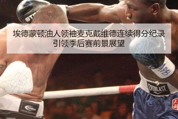 埃德蒙顿油人领袖麦克戴维德连续得分纪录引领季后赛前景展望